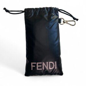 FENDI Black Soft Puffy Sunglasses Pouch
